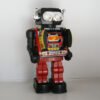 Horikawa Japan/Taiwan 70’s Rotate-o-Matic Super Astronaut Robot Mint in Box, Battery Operated 12 inches (30.5 cm) original tin toy space robot - Image 6