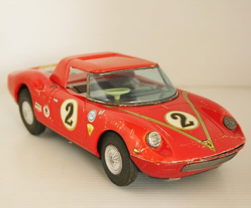 ATC Renault Floride White Tin Toy Car with Box Vintage