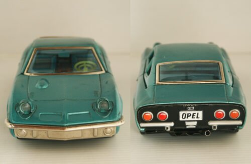 Asakusa ATD Japan 60’s Opel GT Battery Operated 10 inches (25.5 cm) original tin toy car - Image 6