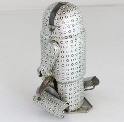 Noguchi N Japan 50’s Polkadot Robot Wind Up 3.75 inches (9.5 cm) original tin toy robot - Image 6