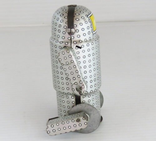 Noguchi N Japan 50’s Polkadot Robot Wind Up 3.75 inches (9.5 cm) original tin toy robot - Image 8