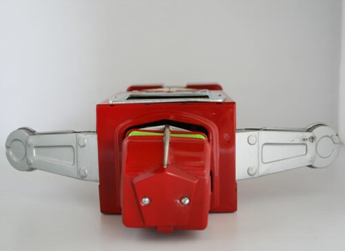 Yonezawa Japan 60’s Space Explorer Robot Battery Operated 11.5 inches (29 cm) original tin toy robot - Image 11