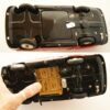 Marusan Kosuge Japan 50’s Ford 1952 Fire Dept Chief Nº1 Battery Operated 10.25 inches (26 cm) original tin toy car - Image 9