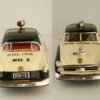 Marusan Kosuge Japan 50’s Ford 1952 Police Patrol Car Nº1 Battery Operated 10.25 inches (26 cm) original tin toy car - Image 6
