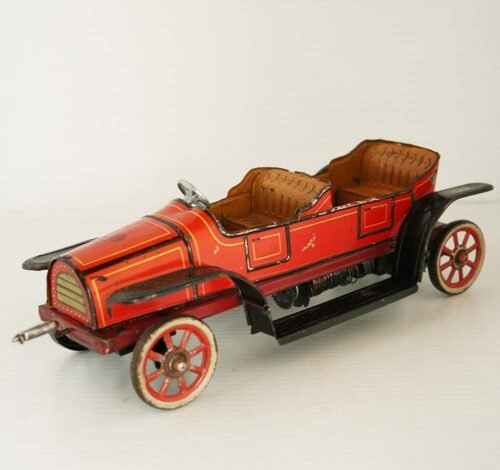Günthermann Germany 20’s Torpedo Tourer Limousine Windup 11 inches (28 cm) original tin toy car - Image 3