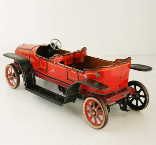Günthermann Germany 20’s Torpedo Tourer Limousine Windup 11 inches (28 cm) original tin toy car - Image 4