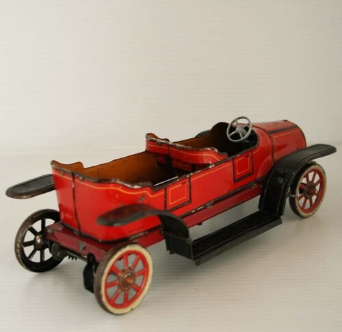 Günthermann Germany 20’s Torpedo Tourer Limousine Windup 11 inches (28 cm) original tin toy car - Image 5