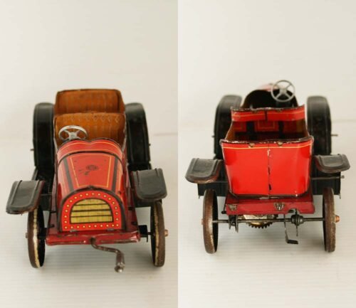 Günthermann Germany 20’s Torpedo Tourer Limousine Windup 11 inches (28 cm) original tin toy car - Image 7