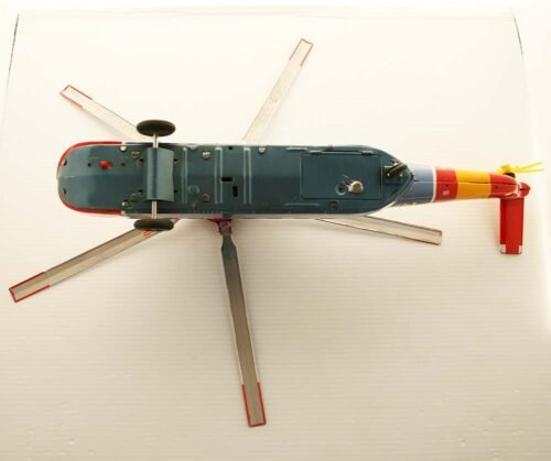 Yonezawa Japan 60’s Helicopter Sikorsky S-61 Battery Operated 19 inches (48 cm) original tin toy - Image 12