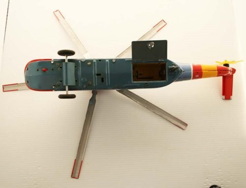 Yonezawa Japan 60’s Helicopter Sikorsky S-61 Battery Operated 19 inches (48 cm) original tin toy - Image 13