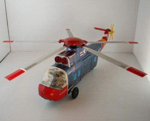 Yonezawa Japan 60’s Helicopter Sikorsky S-61 Battery Operated 19 inches (48 cm) original tin toy - Image 3