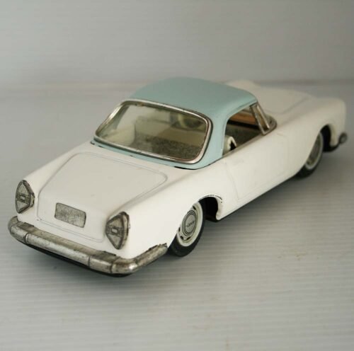 Bandai for Trujillo México 60’s Lancia Flaminia 1961 Friction 8.5 inches (21.5 cm) original tin toy car - Image 5