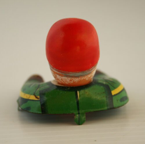 Aoshin ASC Japan 60’s Tin & Vinyl Driver from Jaguar XKE Convertible, original tin toy part - Image 3