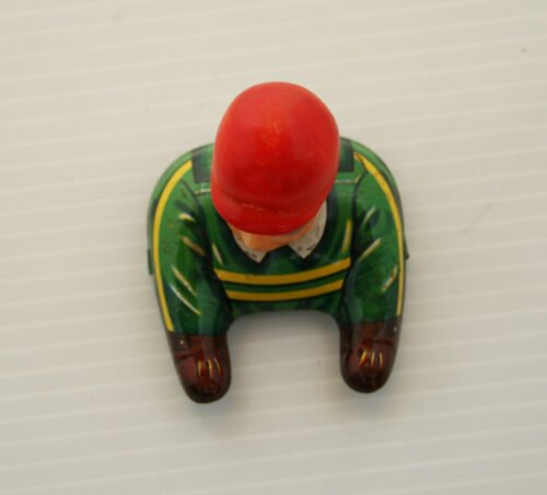 Aoshin ASC Japan 60’s Tin & Vinyl Driver from Jaguar XKE Convertible, original tin toy part - Image 6