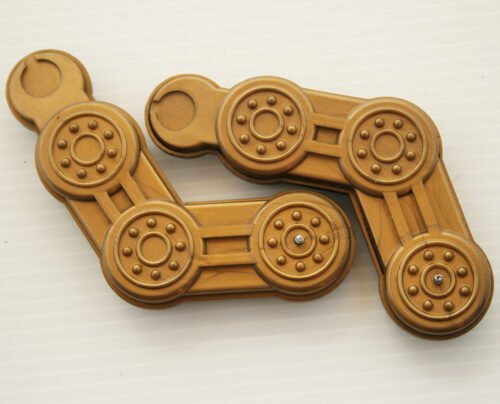 Horikawa Japan 60’s for Several golden Robots, 2 plastic golden Arms, original tin toy part - Image 3