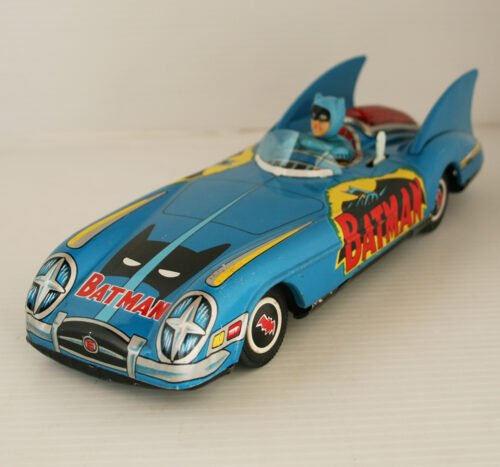 Aoshin ASC Japan 60’s Batmobile Single-Seater Battery Operated 11 inches (28 cm) original tin toy car - Image 3
