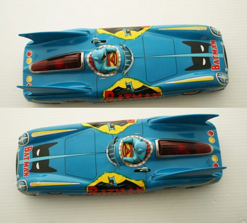 Aoshin ASC Japan 60’s Batmobile Single-Seater Battery Operated 11 inches (28 cm) original tin toy car - Image 8