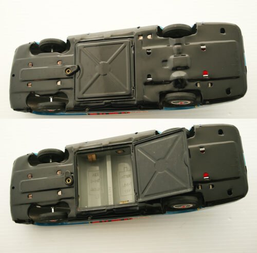 Aoshin ASC Japan 60’s Batmobile Single-Seater Battery Operated 11 inches (28 cm) original tin toy car - Image 9
