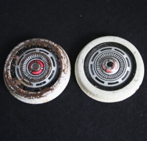4YonezawaTPCThunderbird1963TwoTinHubcaps