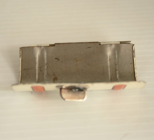 Daiya Japan 50’s Police Motorcycle P.D. 217 Original Battery Cover, original tin toy part - Image 7