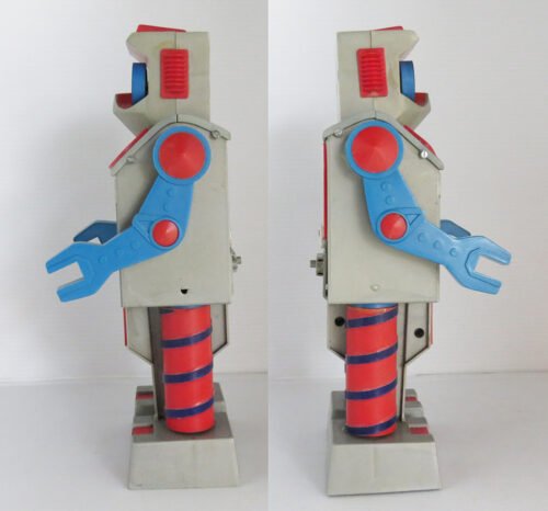 Ledy México 60’s 70’s Giro Robot Battery Operated 12.5 inches (32 cm) original plastic toy Space Robot - Image 5