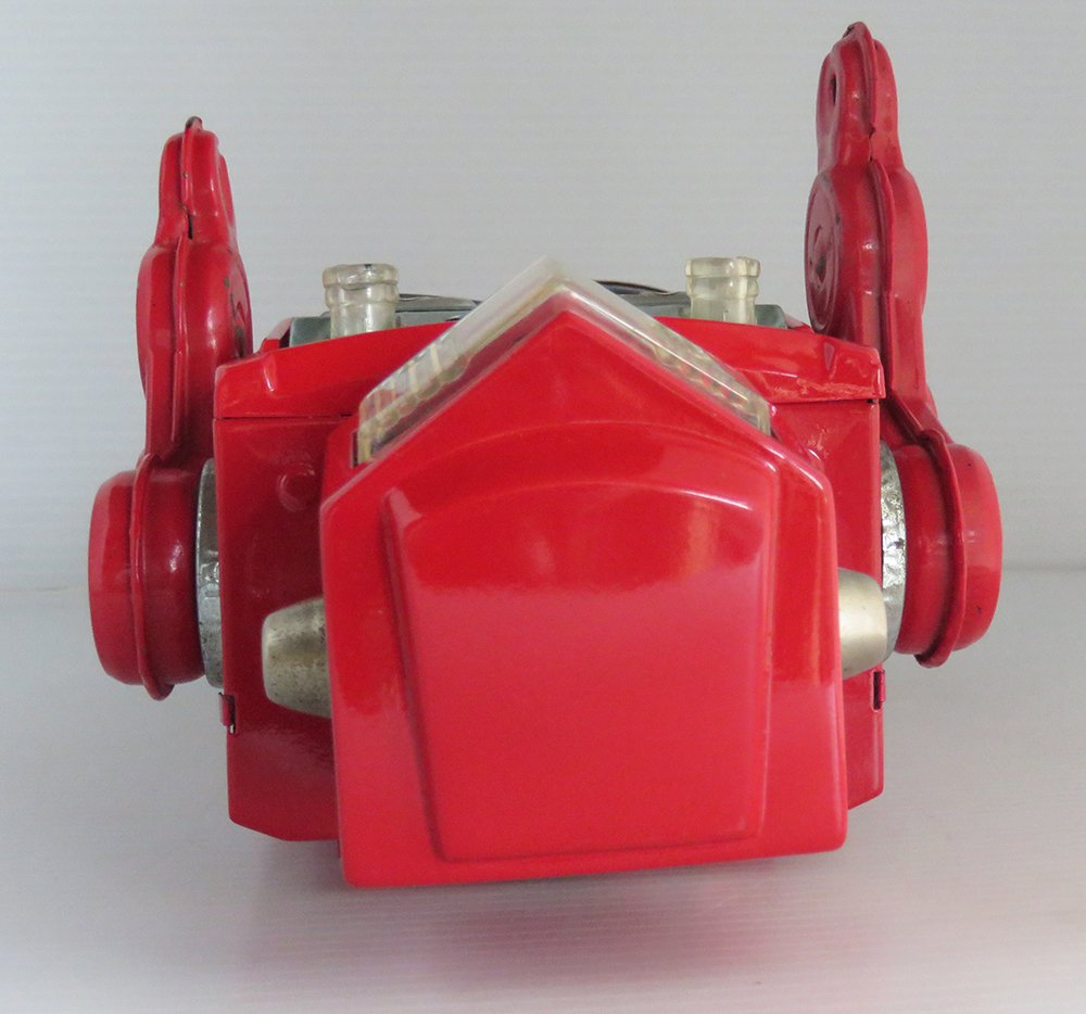 Horikawa S.H Japan 60’s Swivel-o-Matic Astronaut Robot Battery Operated 11 inches (28 cm) original tin toy space robot - Image 8