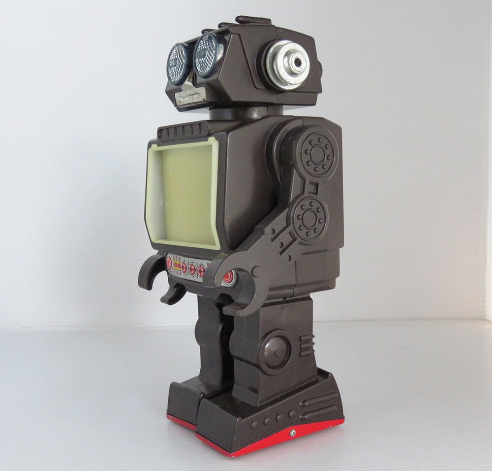 Horikawa Japan 60’s Super Space Commander Battery Operated 10 inches (25.5 cm) original plastic toy space robot - Image 3