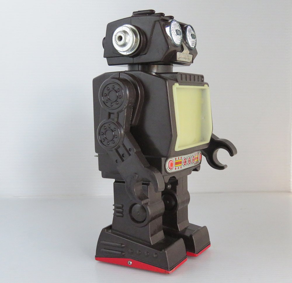 Horikawa Japan 60’s Super Space Commander Battery Operated 10 inches (25.5 cm) original plastic toy space robot - Image 4