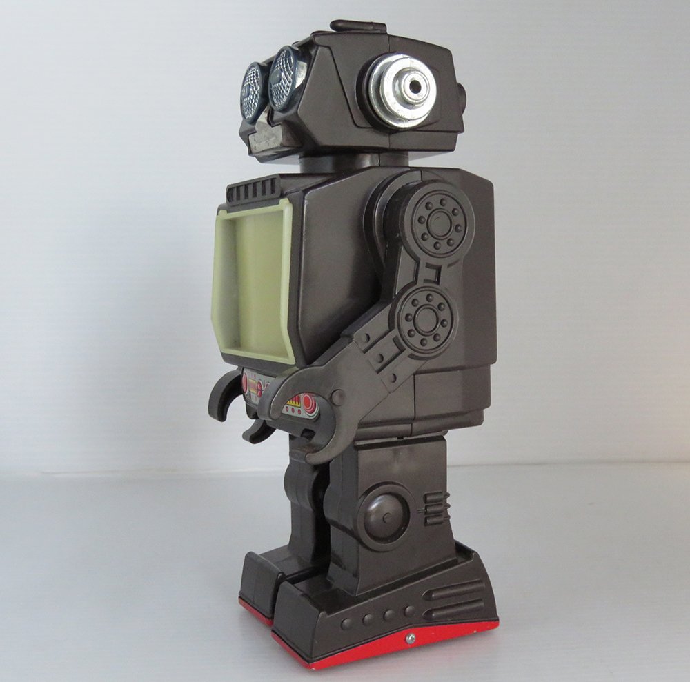 Horikawa Japan 60’s Super Space Commander Battery Operated 10 inches (25.5 cm) original plastic toy space robot - Image 5