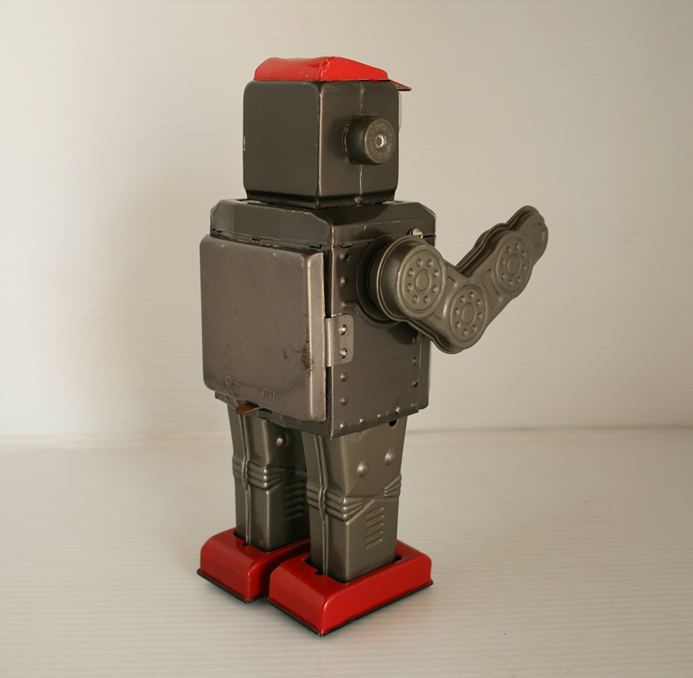 Horikawa Japan 60’s Mr. Zerox Robot Battery Operated 9 inches (23cm) original tin toy space robot - Image 5