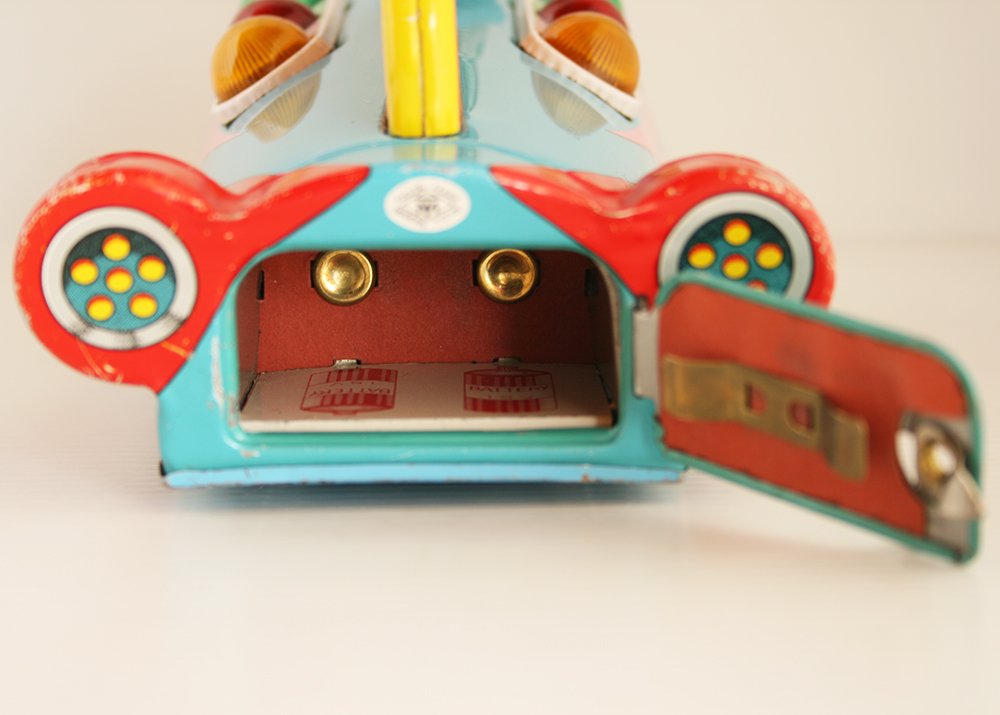 Masudaya MT Japan 60’s Moon Rocket Battery Operated 9.50 inches (24 cm) original tin space toy - Image 12