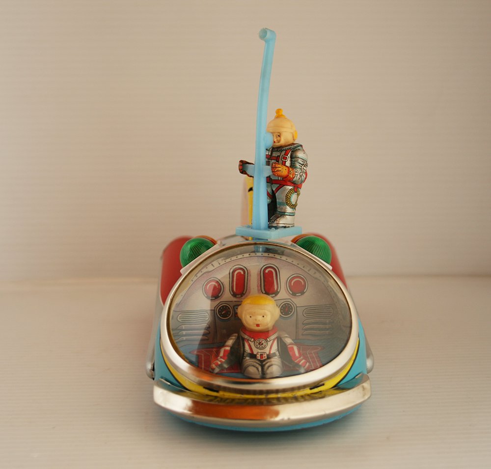 Masudaya MT Japan 60’s Moon Rocket Battery Operated 9.50 inches (24 cm) original tin space toy - Image 8