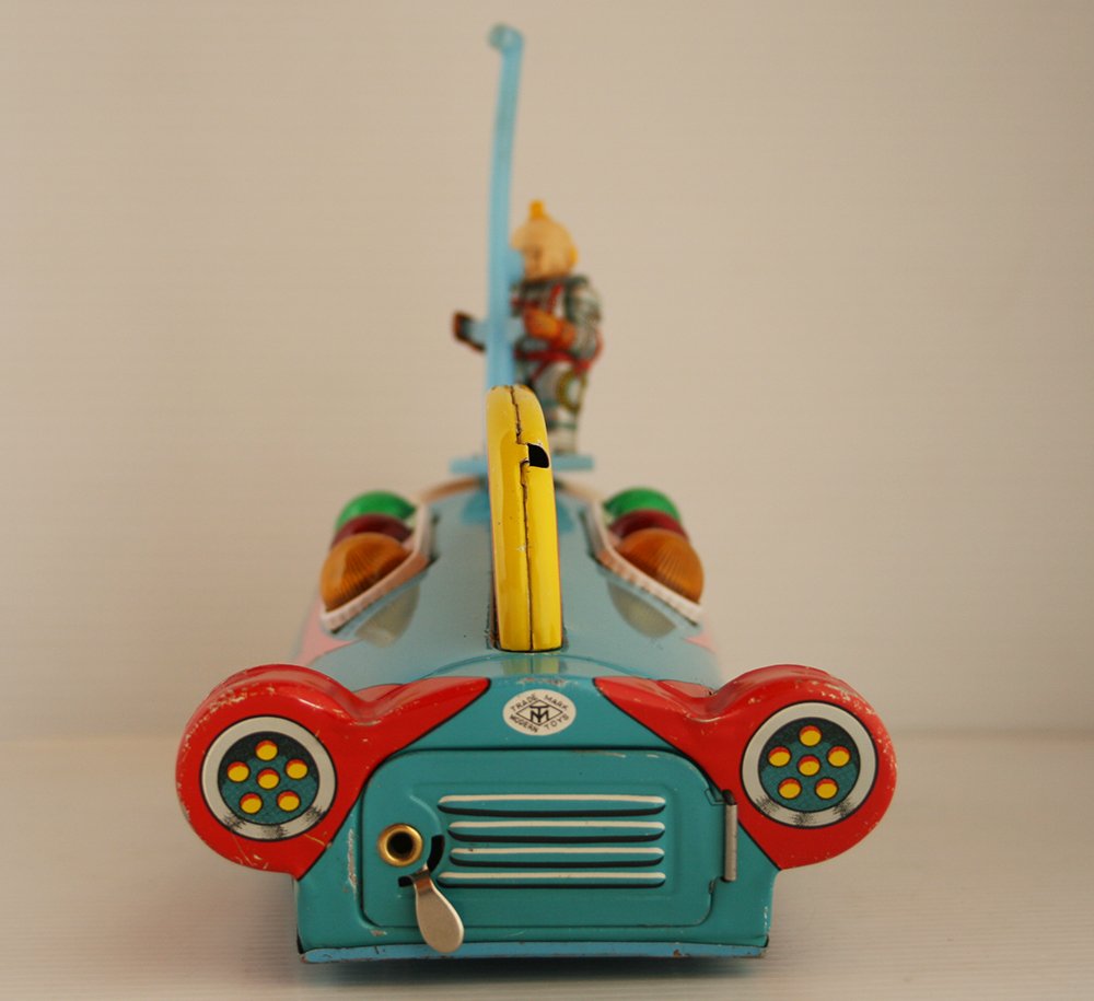 Masudaya MT Japan 60’s Moon Rocket Battery Operated 9.50 inches (24 cm) original tin space toy - Image 10