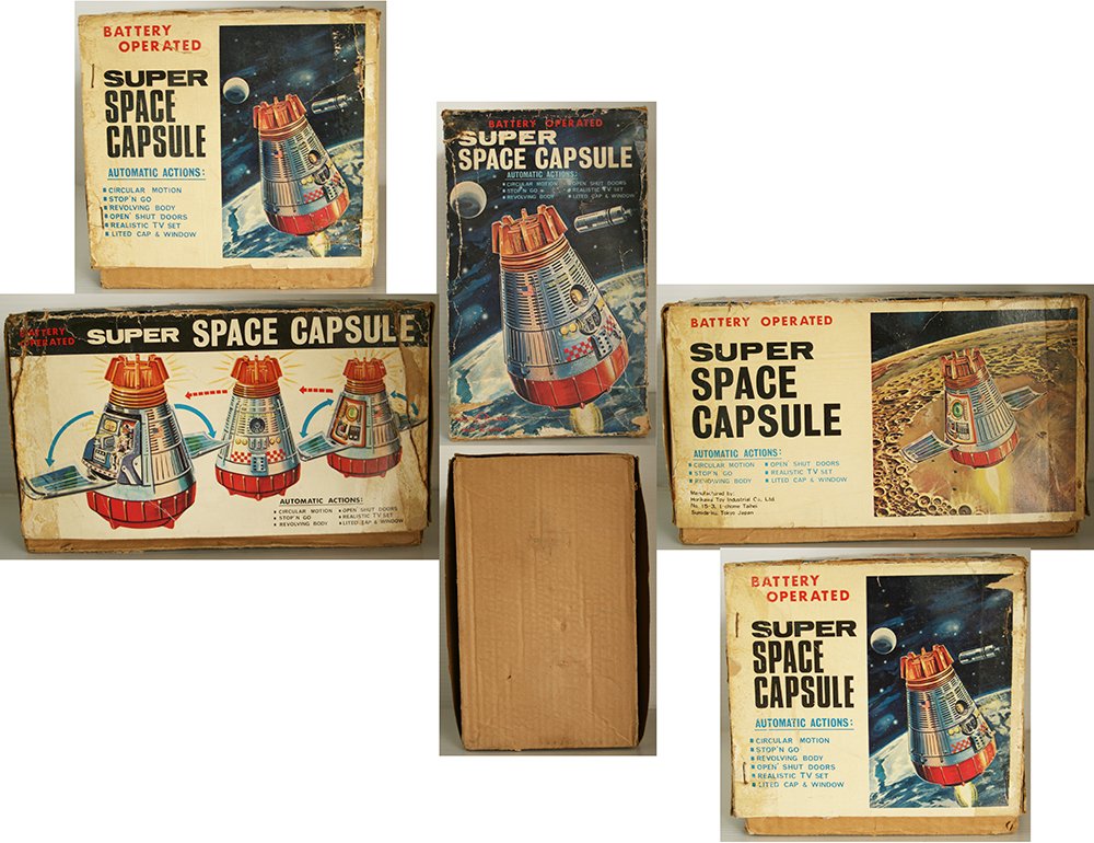 Horikawa S.H Japan 60’s Super Space Capsule in Box - Image 11